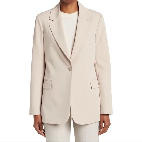 New* RDI oversized blazer in color sand - Picture 3 of 10